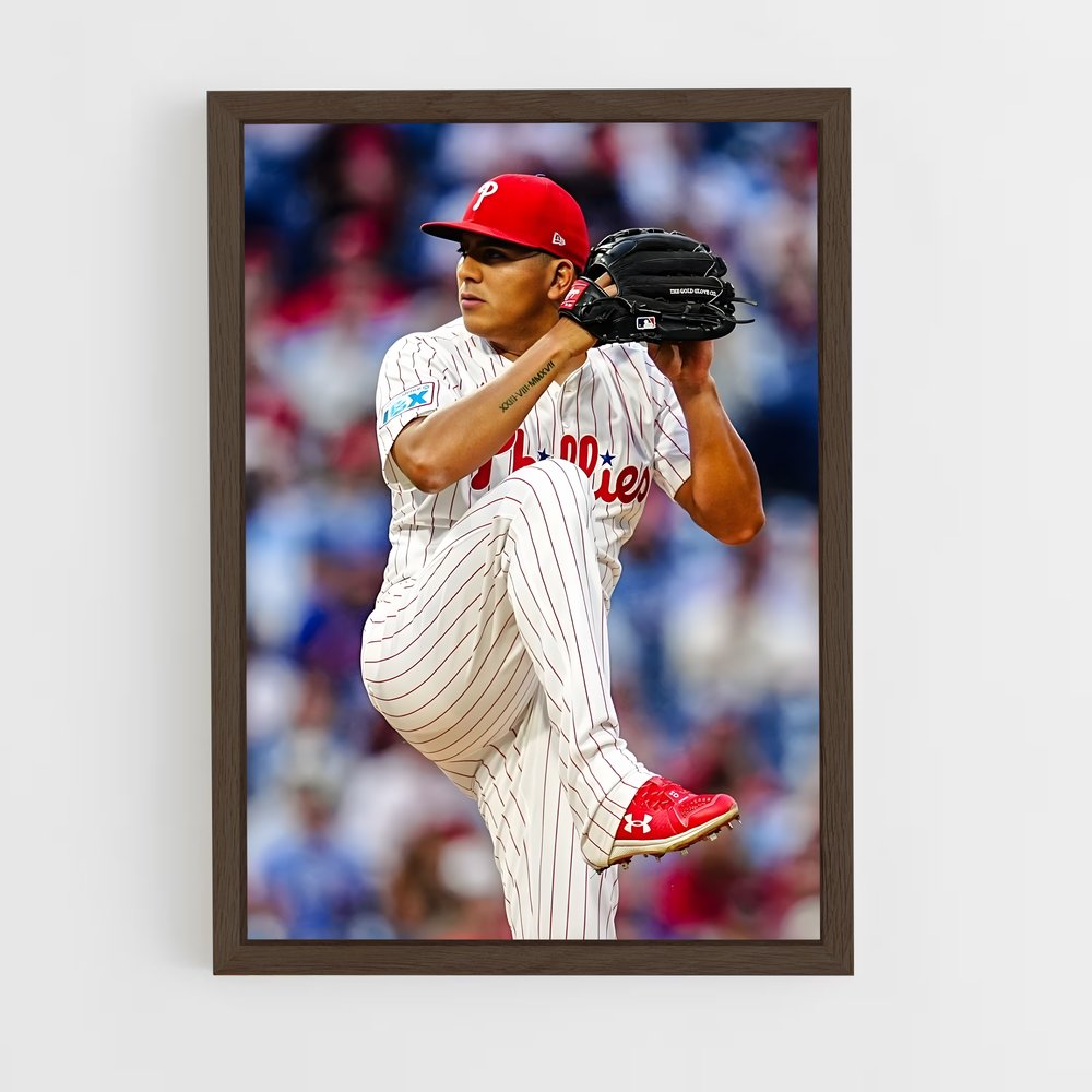 ap-philadelphia phillies-11 cadre Bois foncé