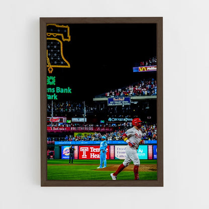 ap-philadelphia phillies-3 cadre Bois foncé