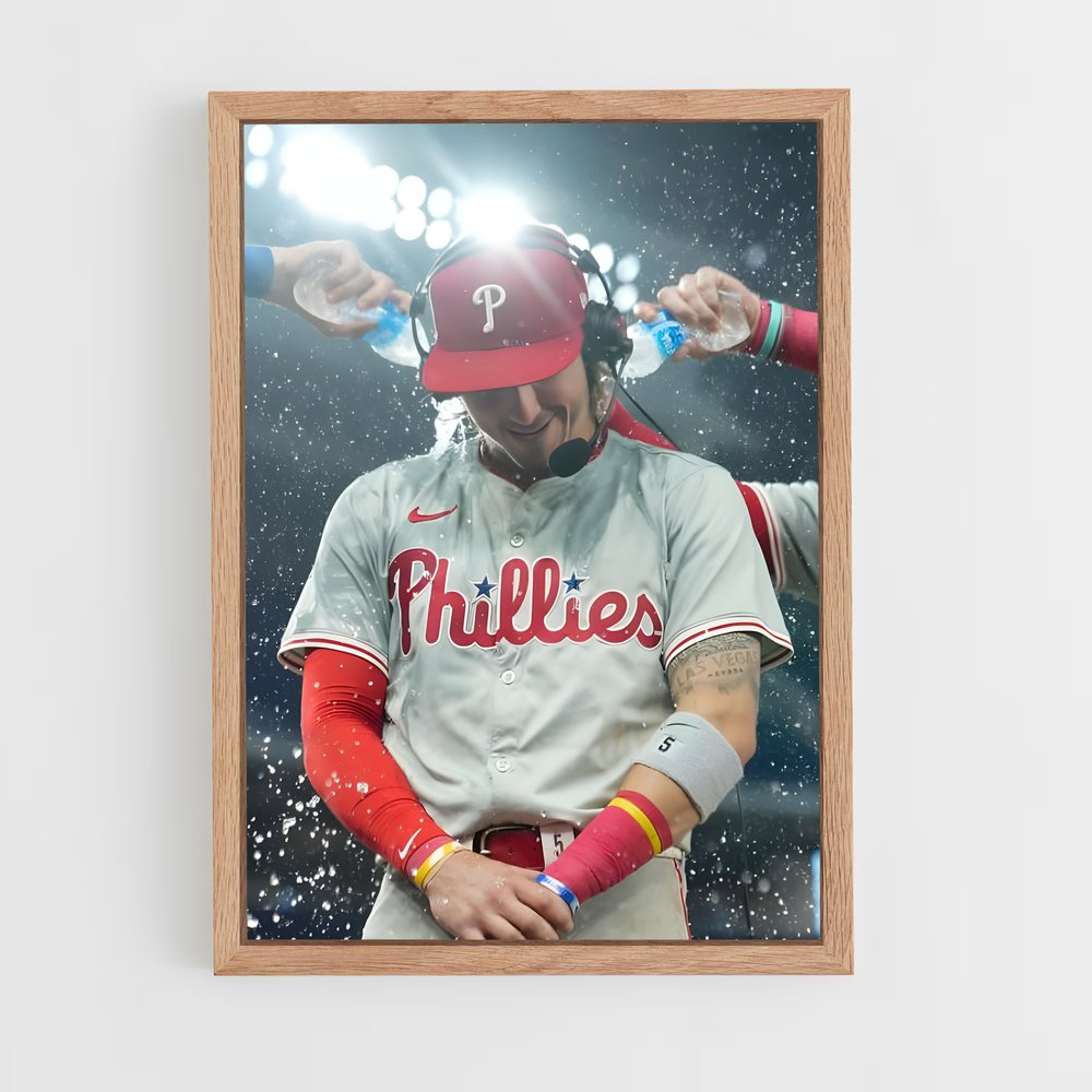 ap-philadelphia phillies-4 cadre Bois clair