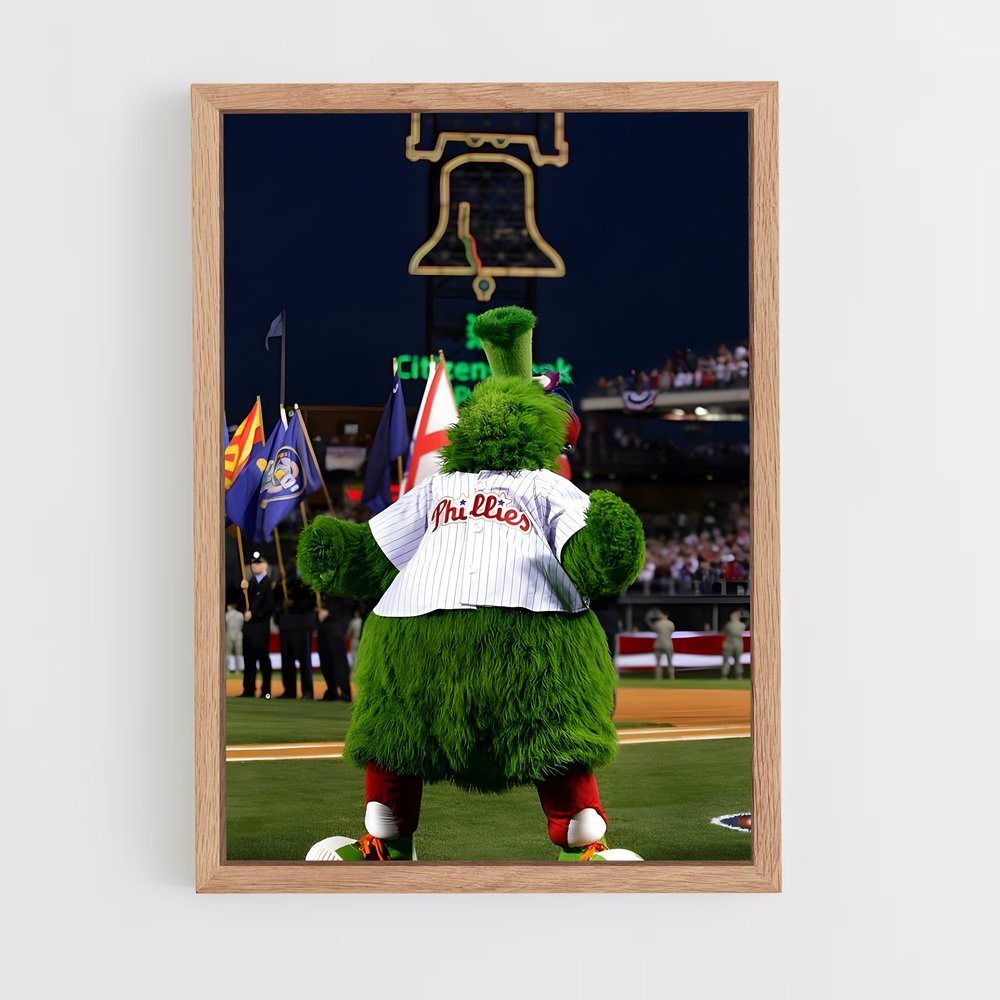 ap-philadelphia phillies-5 cadre Bois clair