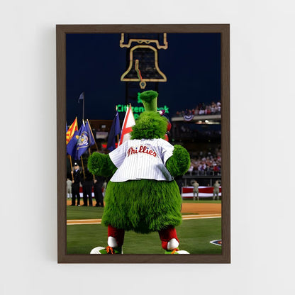 ap-philadelphia phillies-5 cadre Bois foncé