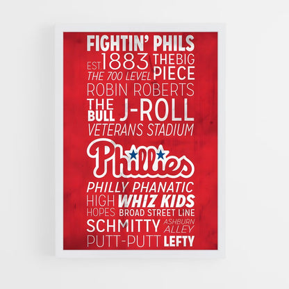 ap-philadelphia phillies-8 cadre Blanc