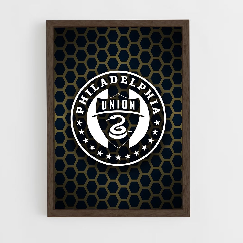 ap-philadelphia union-11 cadre Bois foncé