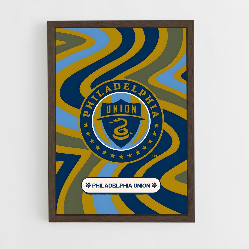 ap-philadelphia union-14 cadre Bois foncé