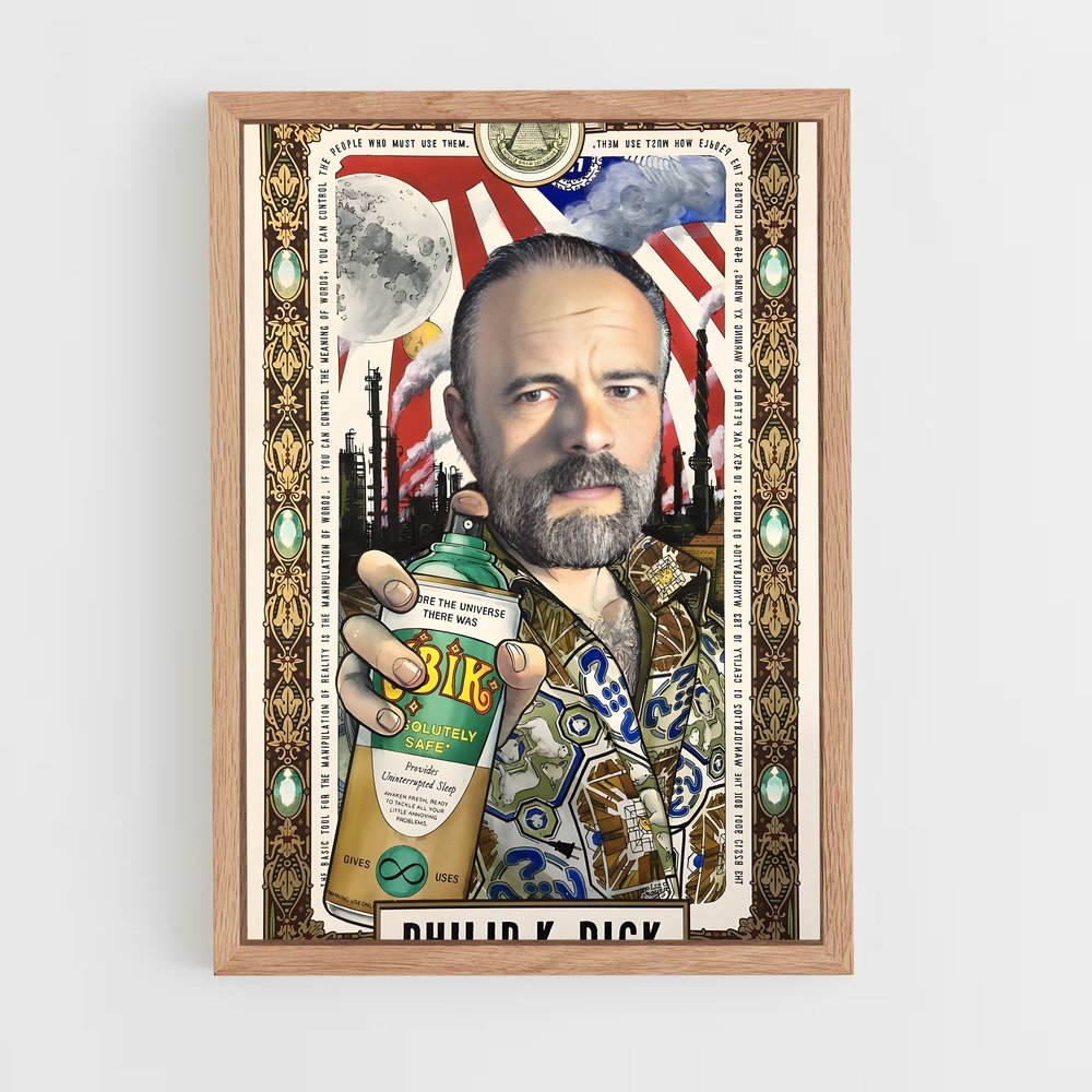 ap-philip k dick-9 cadre Bois clair
