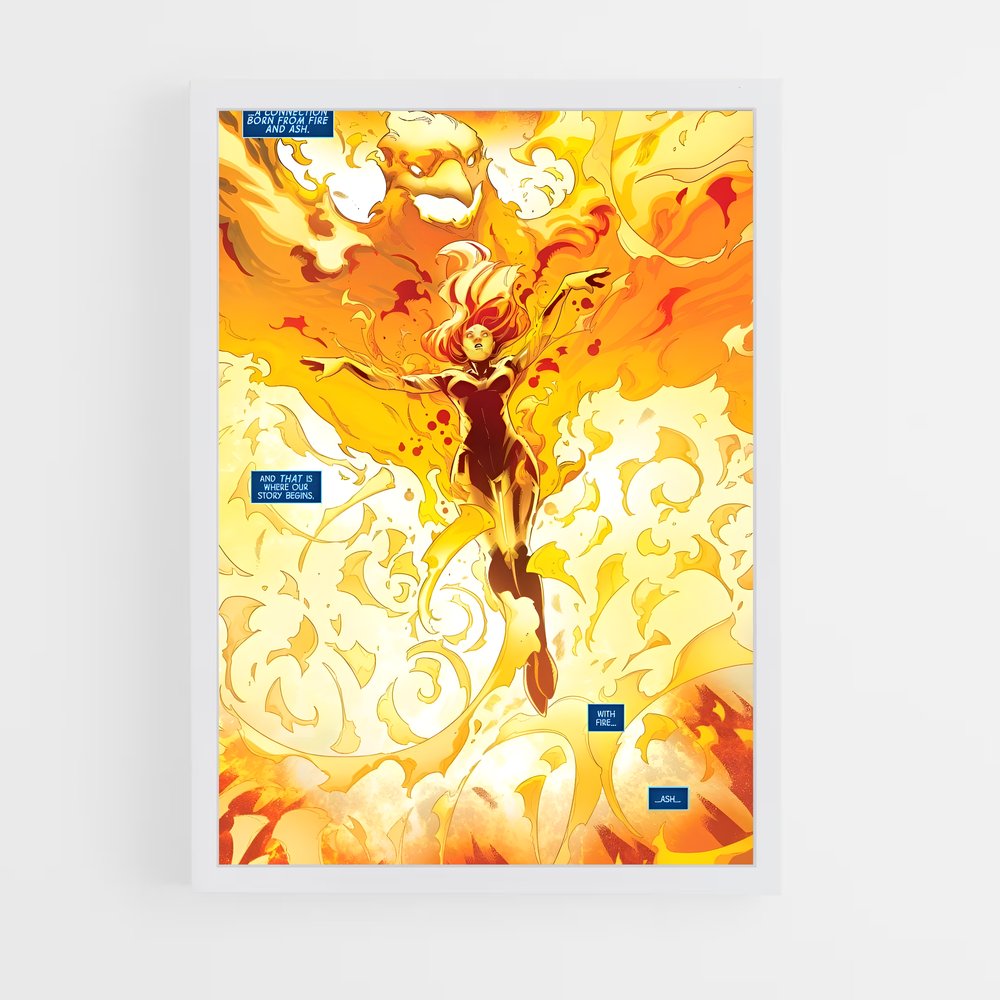 ap-phoenix jean grey-1 cadre Blanc