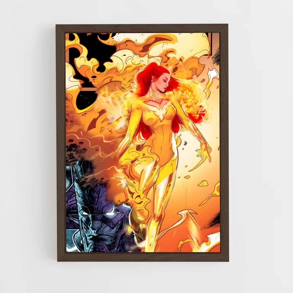 ap-phoenix jean grey-2 cadre Bois foncé