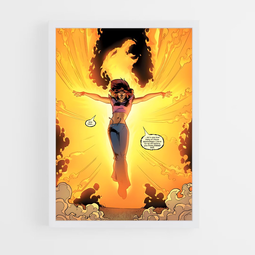 ap-phoenix jean grey-3 cadre Blanc