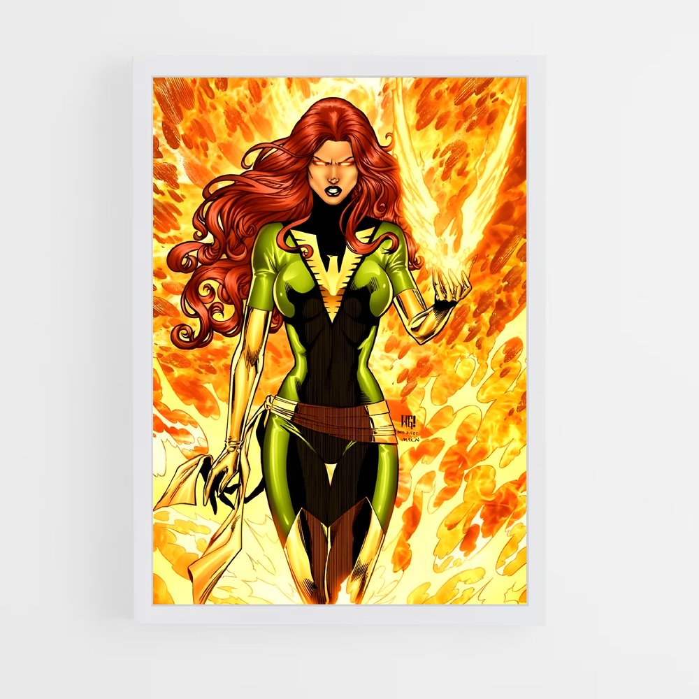 ap-phoenix jean grey-4 cadre Blanc