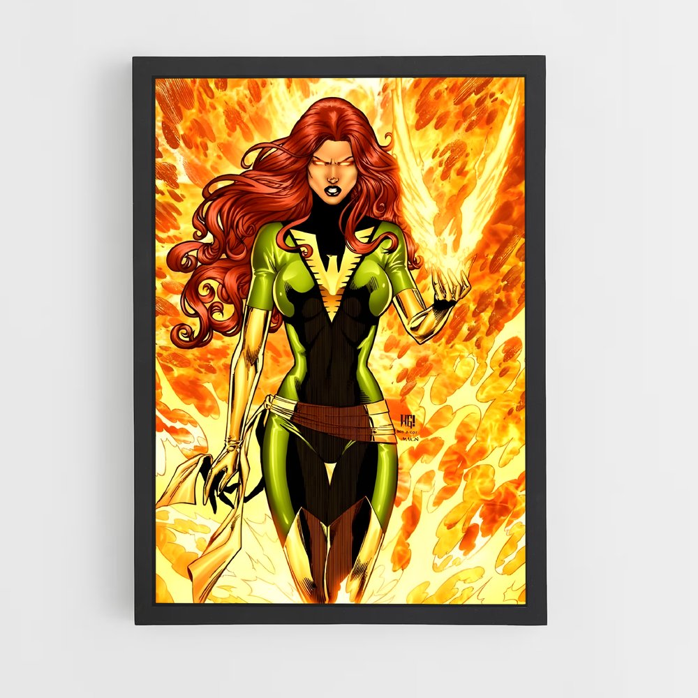 ap-phoenix jean grey-4 cadre Noir