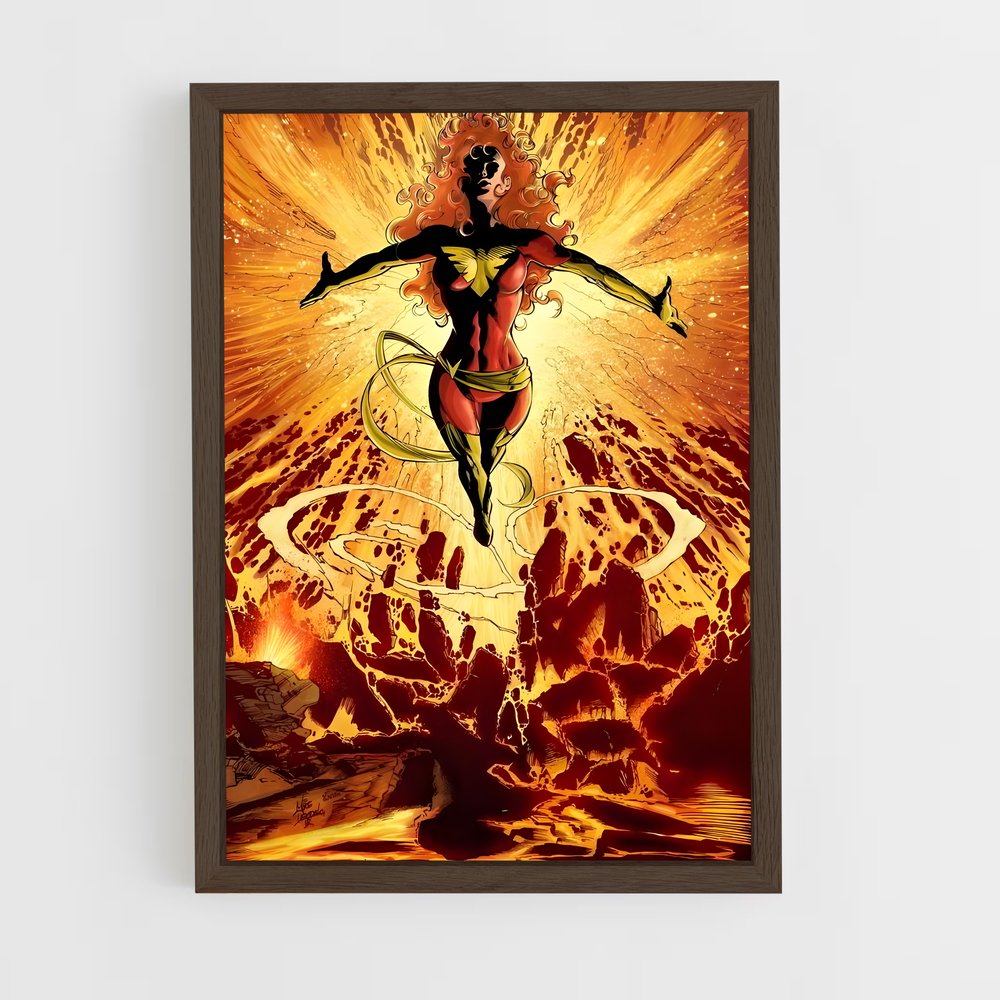 ap-phoenix jean grey-7 cadre Bois foncé