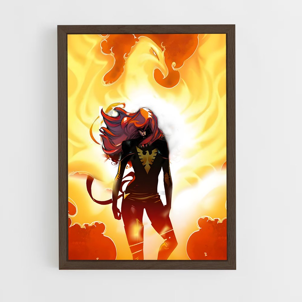 ap-phoenix jean grey-8 cadre Bois foncé