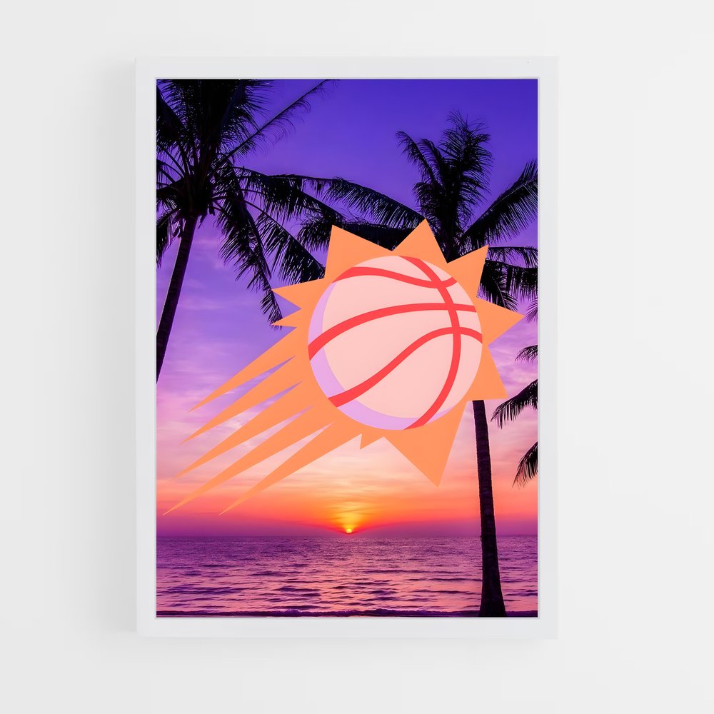 ap-phoenix suns-10 cadre Blanc