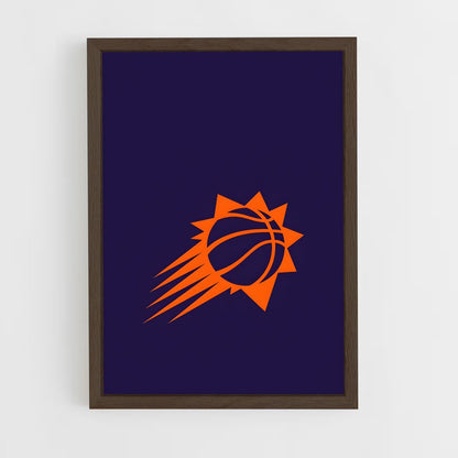 ap-phoenix suns-2 cadre Bois foncé
