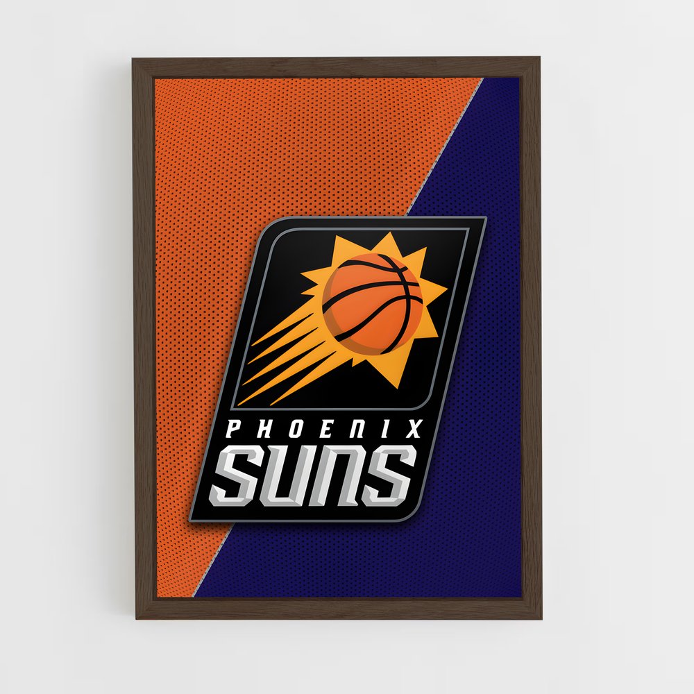 ap-phoenix suns-3 cadre Bois foncé
