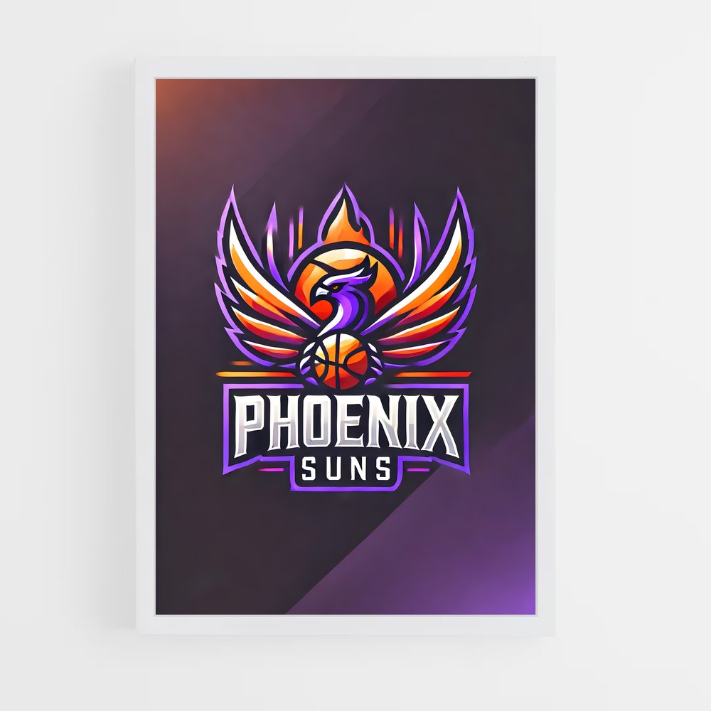 ap-phoenix suns-4 cadre Blanc