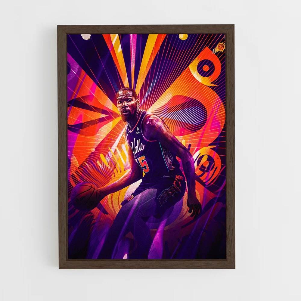 ap-phoenix suns-5 cadre Bois foncé