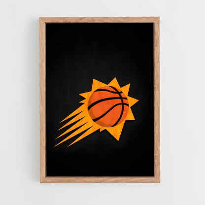ap-phoenix suns-6 cadre Bois clair