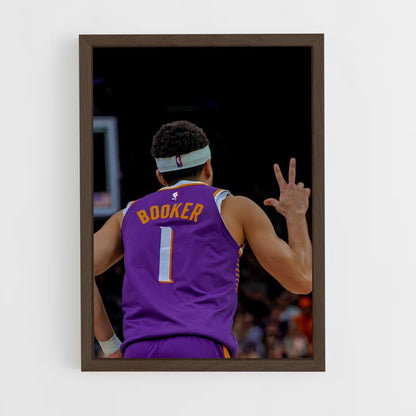 ap-phoenix suns-7 cadre Bois foncé