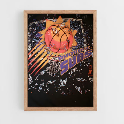 ap-phoenix suns-8 cadre Bois clair