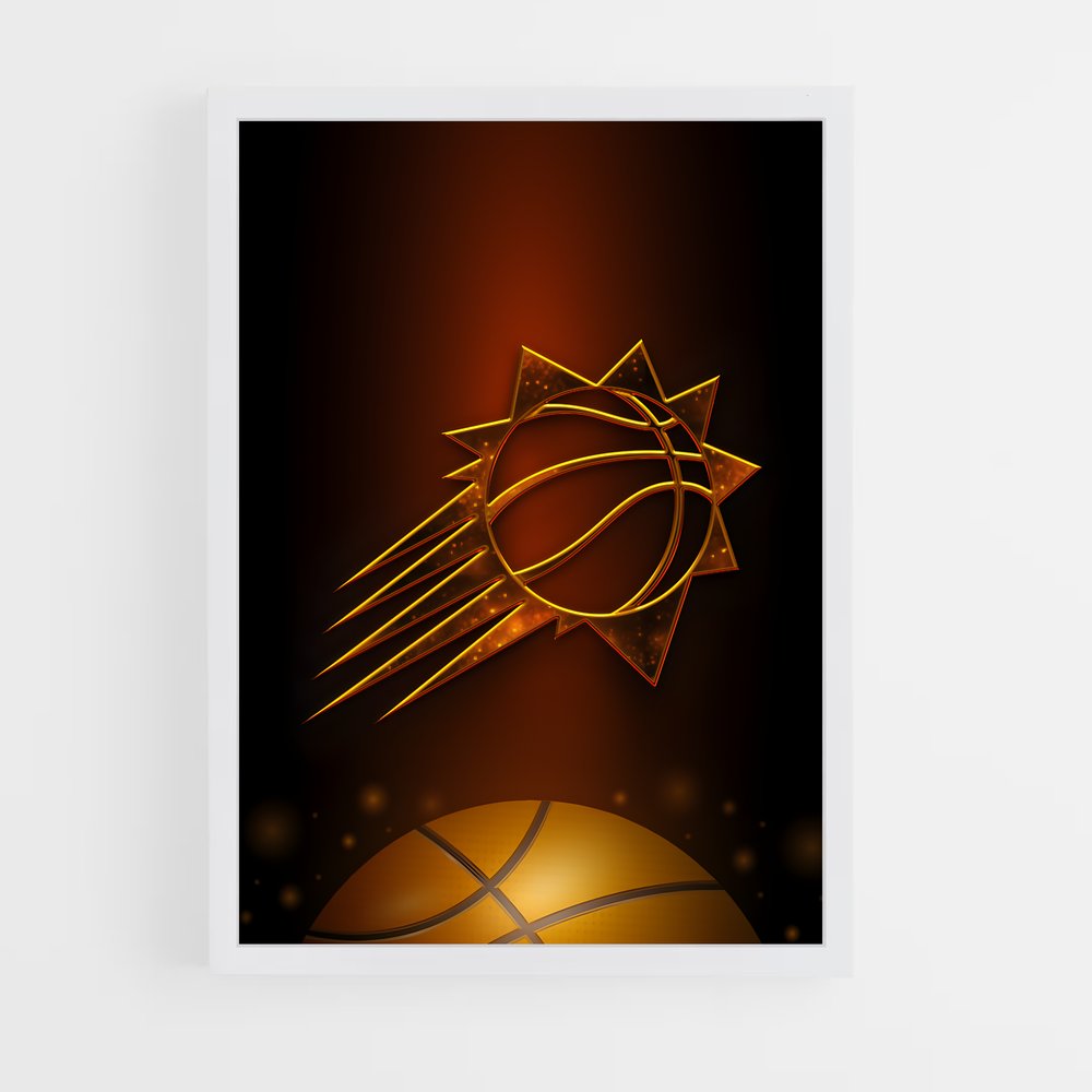 ap-phoenix suns-9 cadre Blanc