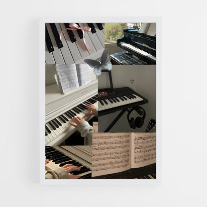 ap-piano-4 cadre Blanc