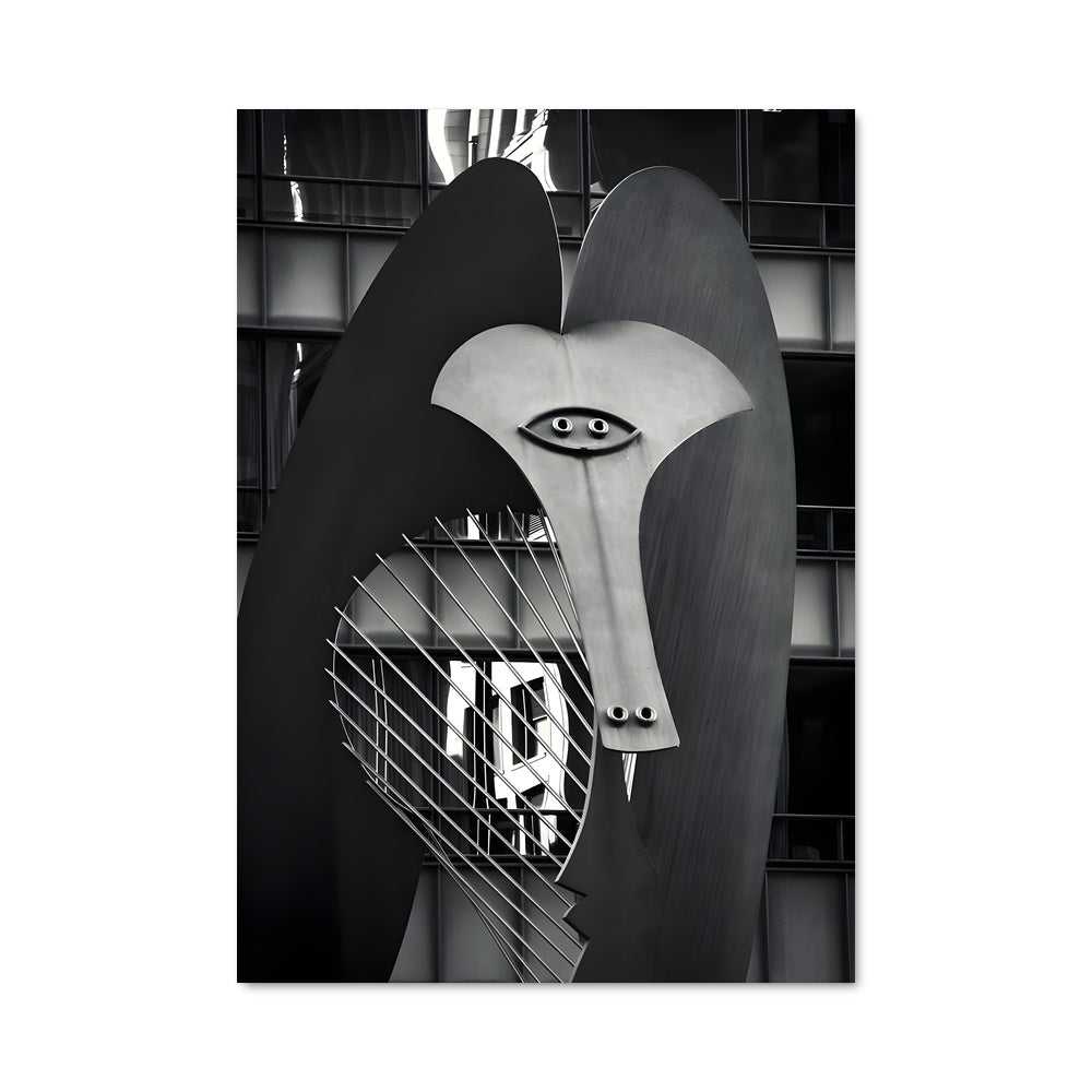 Poster Visage en Cage
