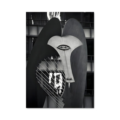 Poster Visage en Cage