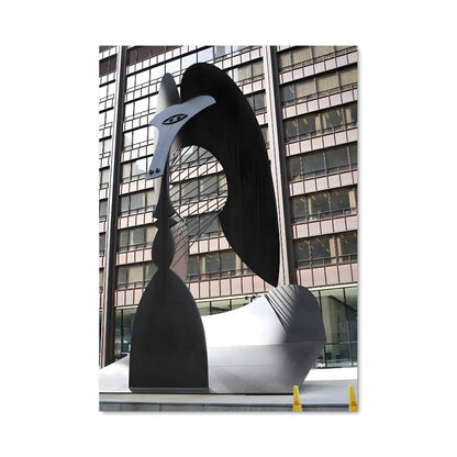 Poster Sculpture Étrange