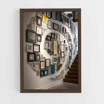 ap-picture frame-2 cadre Bois foncé