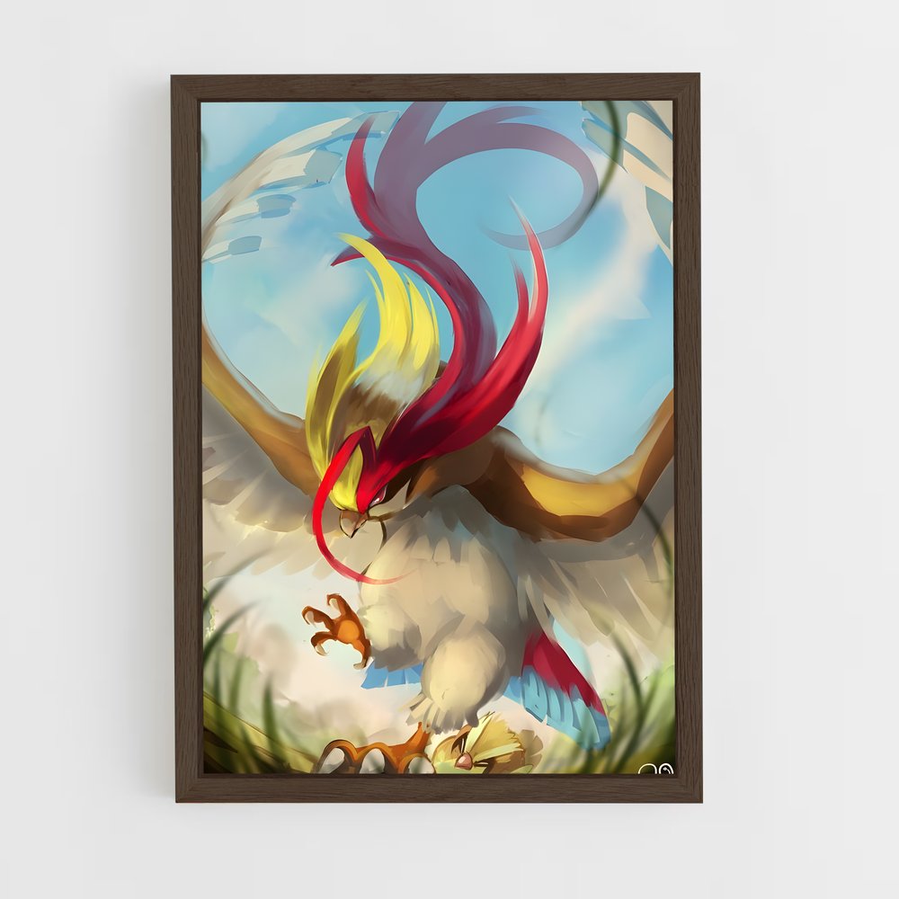 ap-pidgeot-1 cadre Bois foncé