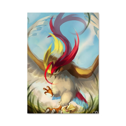Poster Pidgeot en Vol