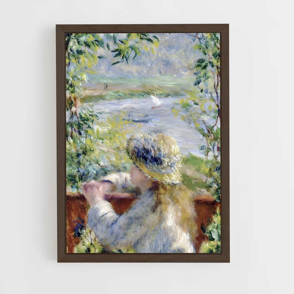 ap-pierre-auguste renoir-1 cadre Bois foncé