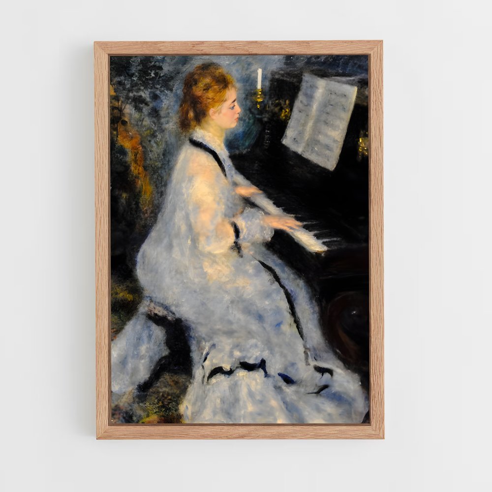 ap-pierre-auguste renoir-2 cadre Bois clair