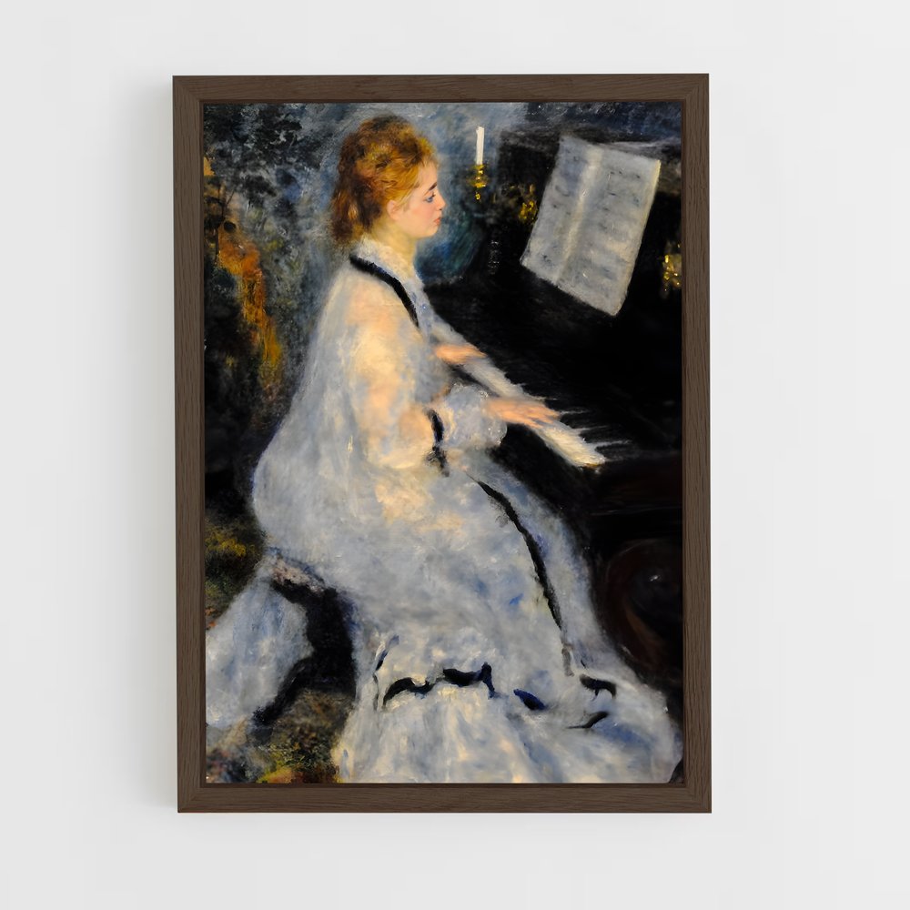 ap-pierre-auguste renoir-2 cadre Bois foncé