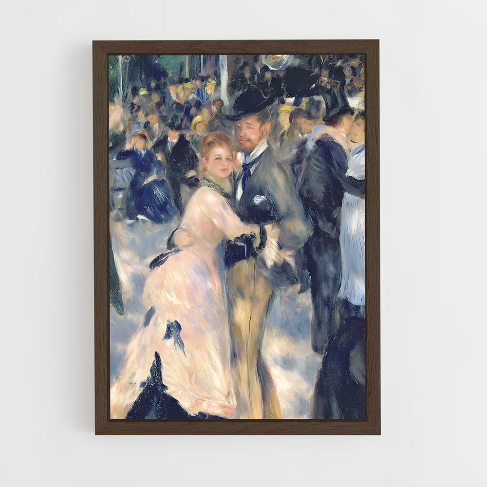 ap-pierre-auguste renoir-4 cadre Bois foncé