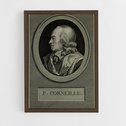 ap-pierre corneille-5 cadre Bois foncé