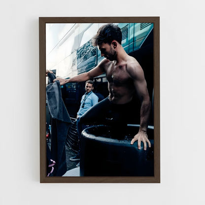 ap-pierre gasly-6 cadre Bois foncé