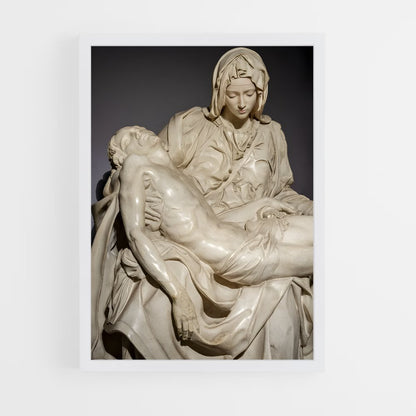 ap-pieta michelangelo-4 cadre Blanc
