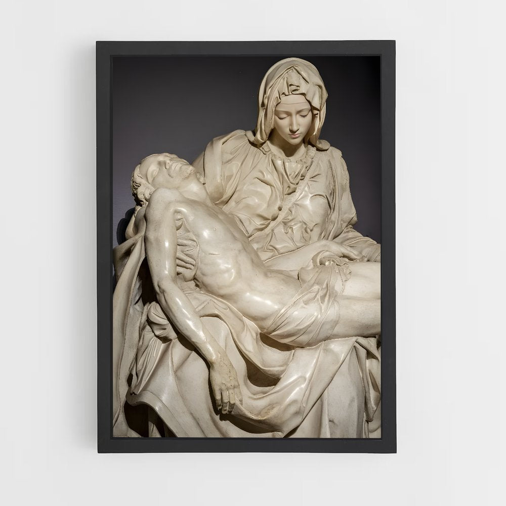 ap-pieta michelangelo-4 cadre Noir