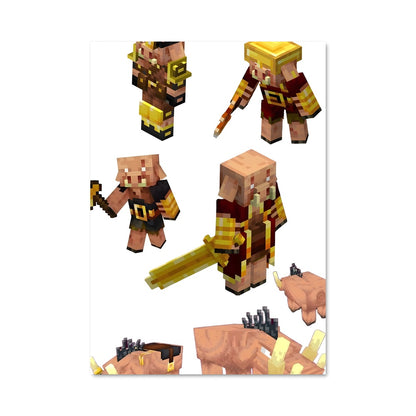 Poster Piglin Adventure