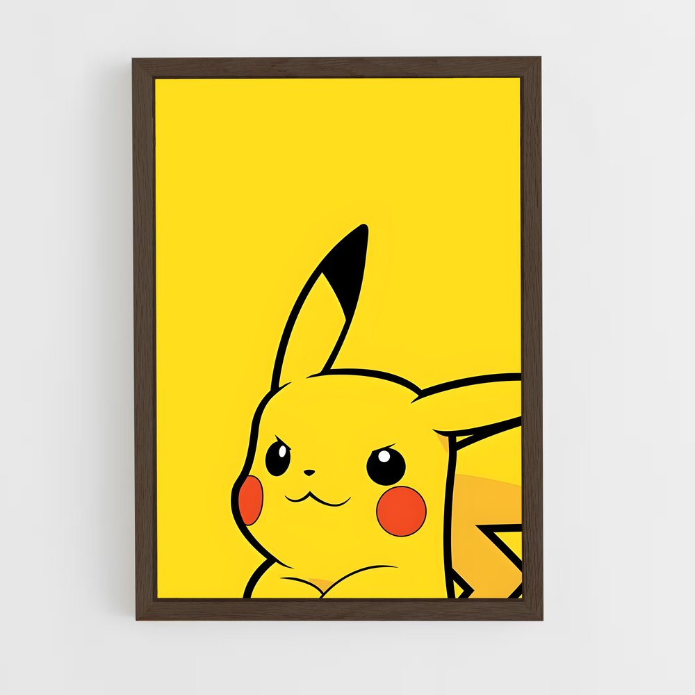 ap-pikachu-10 cadre Bois foncé
