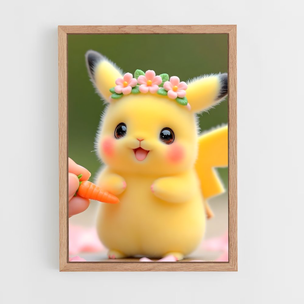 ap-pikachu-11 cadre Bois clair