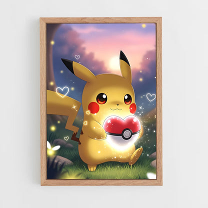 ap-pikachu-12 cadre Bois clair