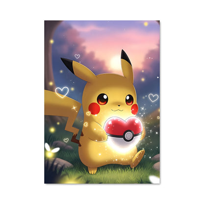 Poster Pikachu Éclatant