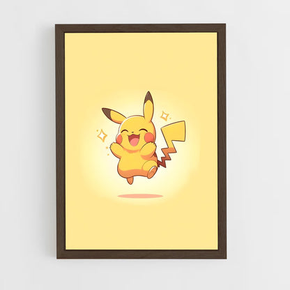 ap-pikachu-7 cadre Bois foncé