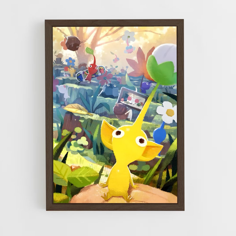 ap-pikmin-1 cadre Bois foncé