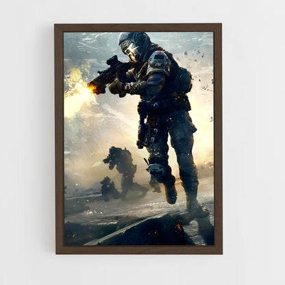 ap-pilot titanfall-1 cadre Bois foncé