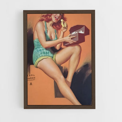 ap-pin up-2 cadre Bois foncé