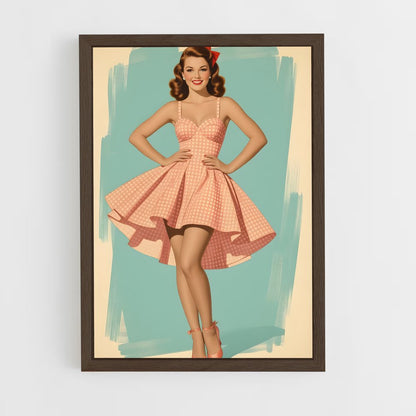 ap-pin up-9 cadre Bois foncé